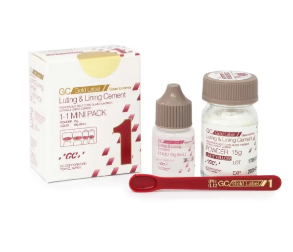 GC Gold Label 1 Luting & Lining GIC Mini Pack